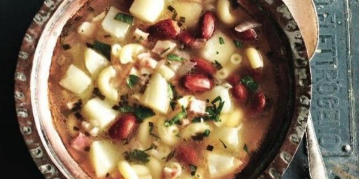 Hearty Pasta and Bean Soup