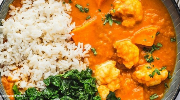 Iron-Packed Cauliflower Sweet Potato Curry
