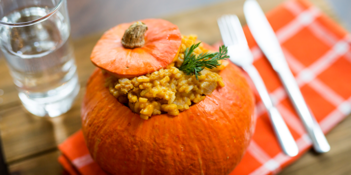 Easy Vegan Pumpkin Risotto