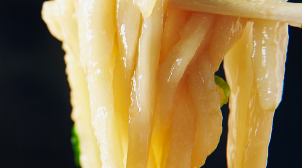 Kimchi Udon with Scallions