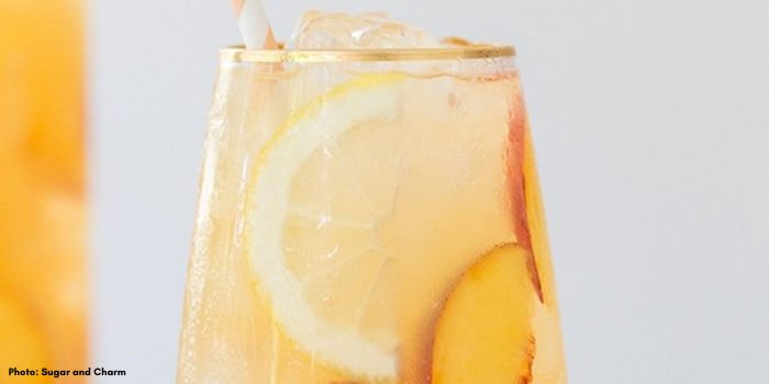 Iron-Enriched Peach Lemonade