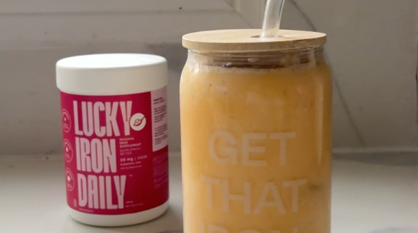 Iron-Packed Fuzzy Peach Smoothie