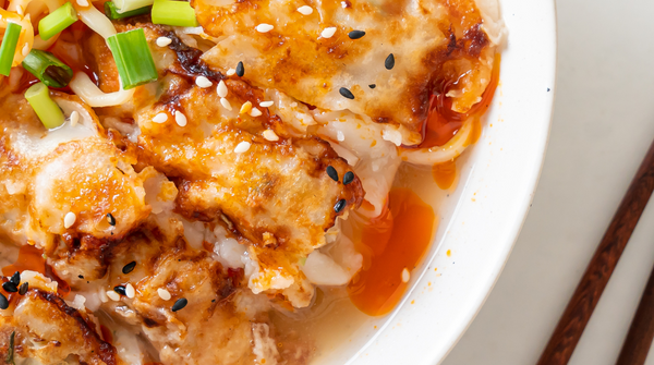 High-Iron Dumpling Ramen