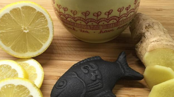 Lucky Iron Fish Hot Ginger Tea