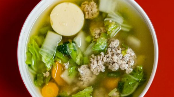 Meatball & Veggies Soup