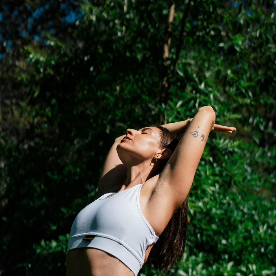 Photo by RF._.studio _: https://www.pexels.com/photo/woman-in-white-sports-bra-and-yellow-leggings-stretching-3820441/