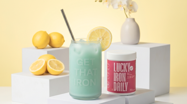 Iron-Fortified Blue Lemonade