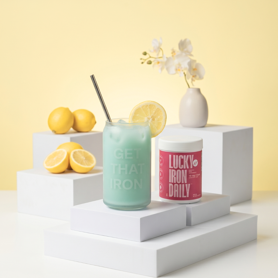 Iron-Fortified Blue Lemonade