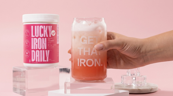 Pink Iron-Boosted Dirty Soda