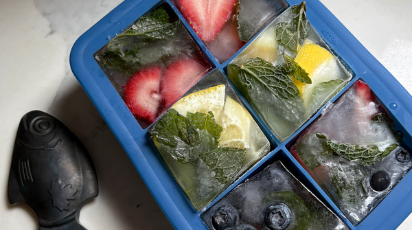 Fruity Iron-Fortified Ice Cubes