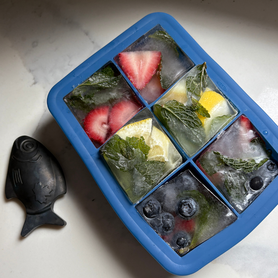 Fruity Iron-Fortified Ice Cubes