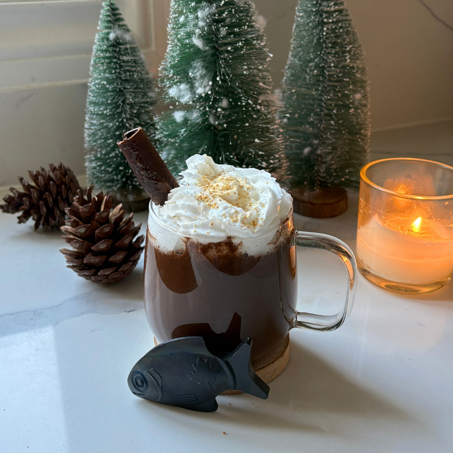 High Iron Gingerbread Hot Chocolate