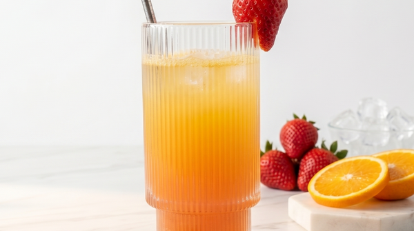 Iron Packed Passion Sunrise Mocktail