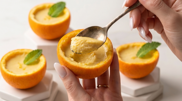 Iron Boosted Orange Posset Dessert