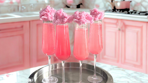 Iron-Packed Pink Cloud Mocktails