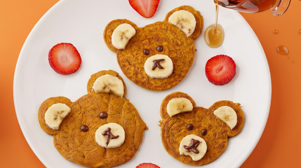 Iron-Fortified Healthy Pumpkin Pancakes