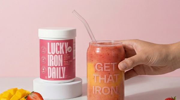 High Iron Strawberry Mango Smoothie