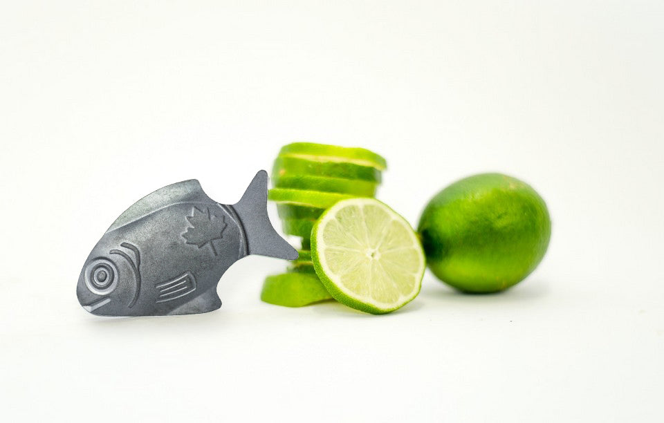 Lucky Iron Fish with limes
